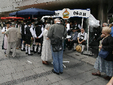 Stadtgrndungsfest - Isagau Infostand am Marienplatz